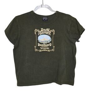 Aeropostale SnowBoard Invitational Vail, Colorado Short Sleeve Tee Womens SZ MD